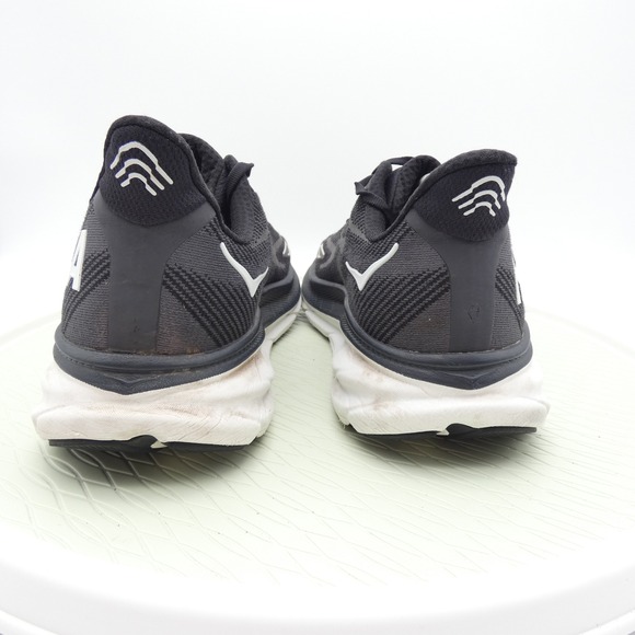 Hoka Clifton 9 Mens 12.5 D Black White Running Shoes Sneakers 1127895 BWHT main image 7